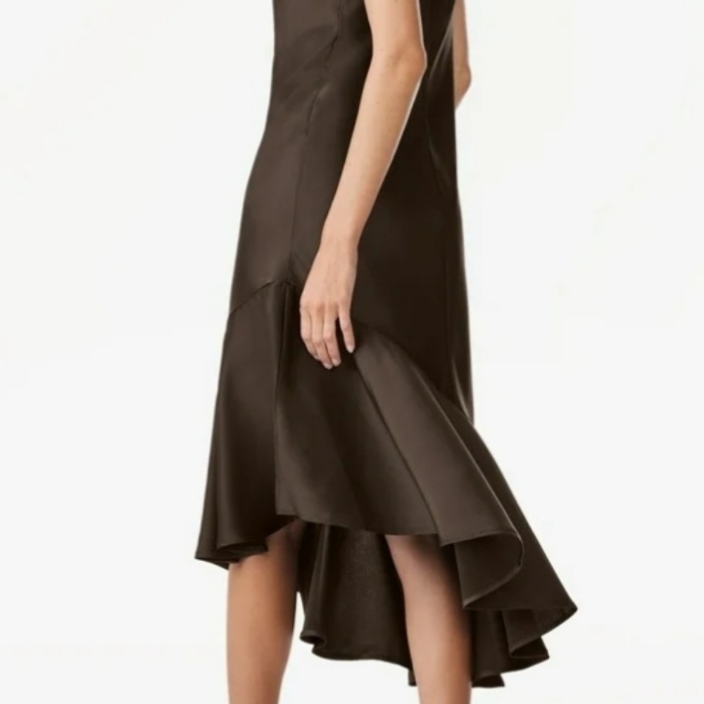 Scoop Satin Dress. Size Med (8-10) NEW w/tags. - Picture 3 of 7